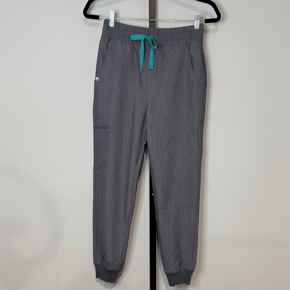 FIGS Women Graphite Zamora Scrub High Waisted Pants Joggers XSP New NWT